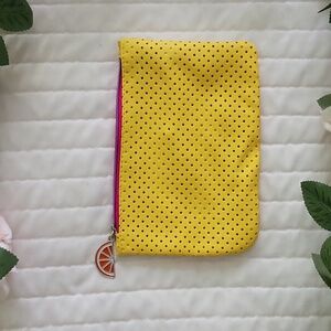 IPSY Yellow Empty Cosmetic Bag